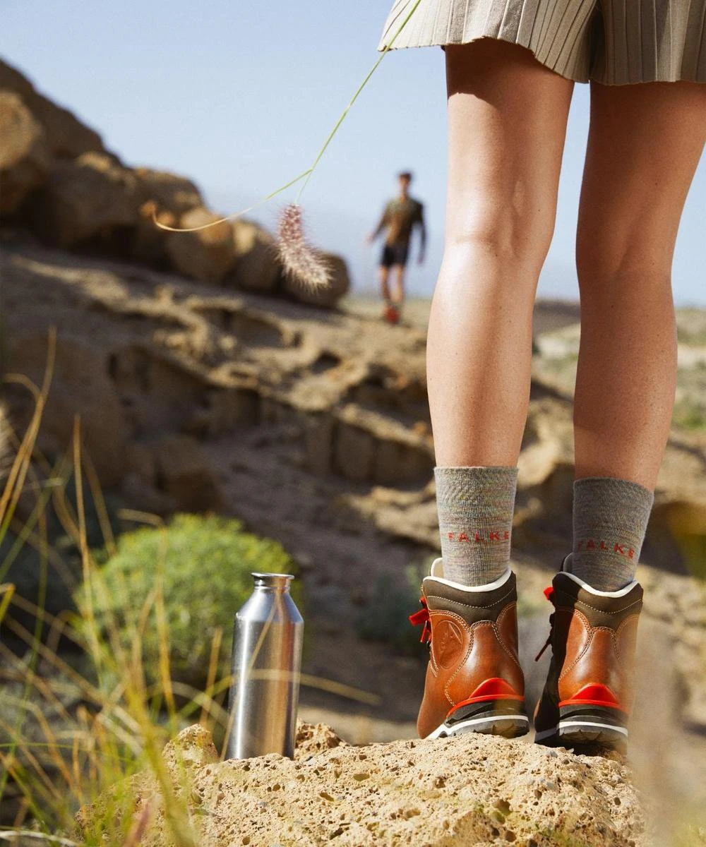 FALKE TK2 Explore Melange Wandelen Anti Blaren, Anti Zweet Merino Wol Dames Sportsokken Rood - Maat 39-40 14 FALKE TK2 Explore Melange Wandelen Anti Blaren, Anti Zweet Merino Wol Dames Sportsokken Rood - Maat 39-40 - Afbeelding 12