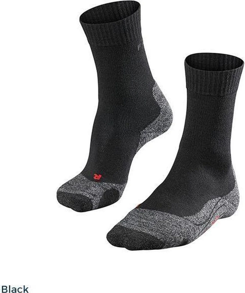 FALKE TK2 Explore Wandelen Anti Blaren, Anti Zweet Merino Wol Dames Sportsokken Zwart - Maat 39-40 21 FALKE TK2 Explore Wandelen Anti Blaren, Anti Zweet Merino Wol Dames Sportsokken Zwart - Maat 39-40 - Afbeelding 19