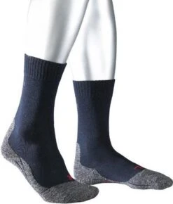 FALKE TK2 Explore Wandelen Anti Blaren, Anti Zweet Merino Wol Dames Sportsokken Blauw - Maat 39-40 -Falke Shop 1023x1200