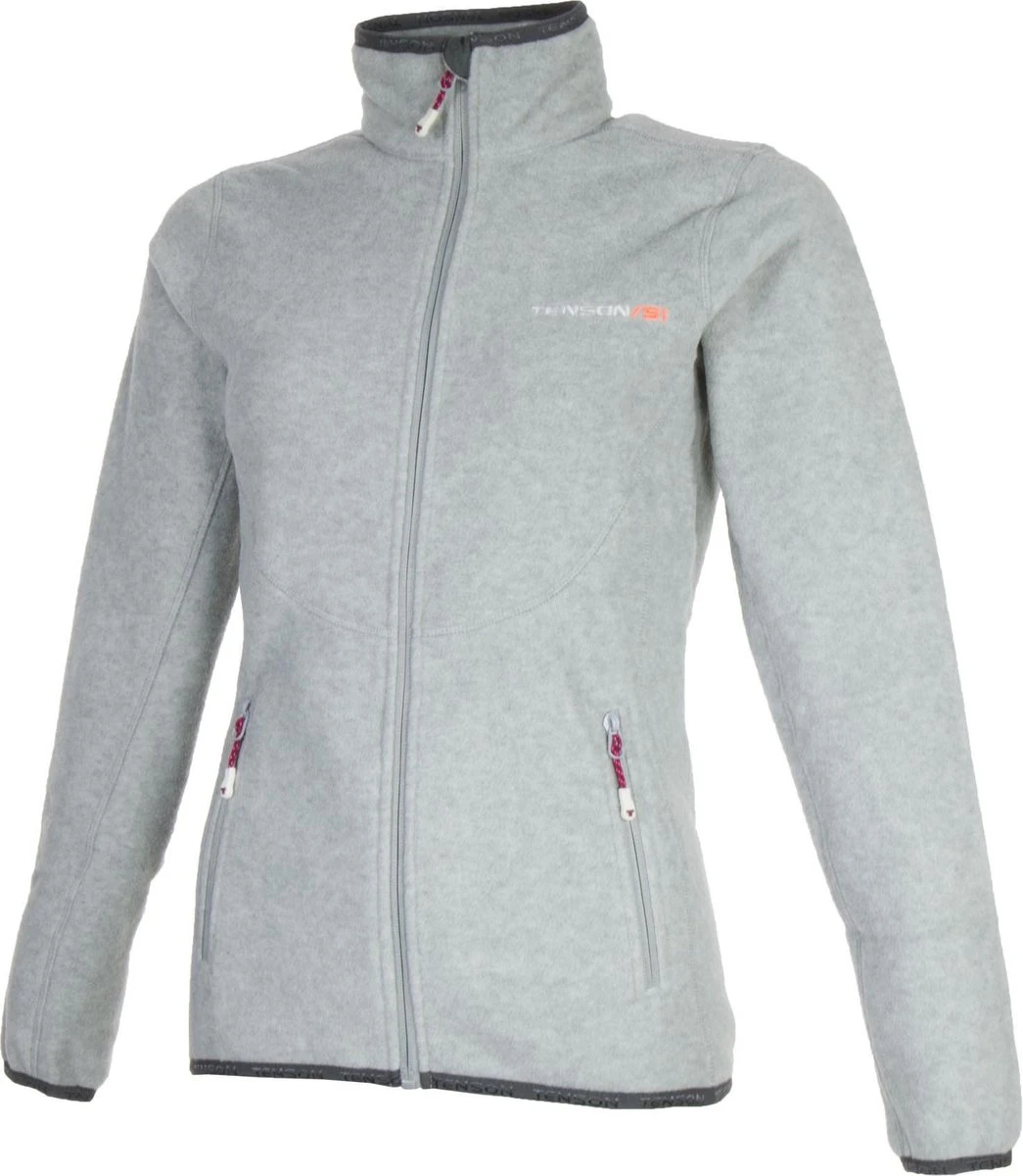 Tenson Malin Fleece Sportjas - Maat XL - Vrouwen - Grijs 3 Tenson Malin Fleece Sportjas - Maat XL - Vrouwen - Grijs