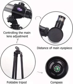 Sterrenkijker - 20 X 30 X 40 X - Stabiel Statief - Telescoop - Heldere Zoom - -Falke Shop 1047x1200 2