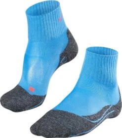 FALKE TK2 Explore Cool Short Wandelen Anti Blaren Functioneel Garen Dames Sportsokken Blauw - Maat 39-40 -Falke Shop 1057x1200
