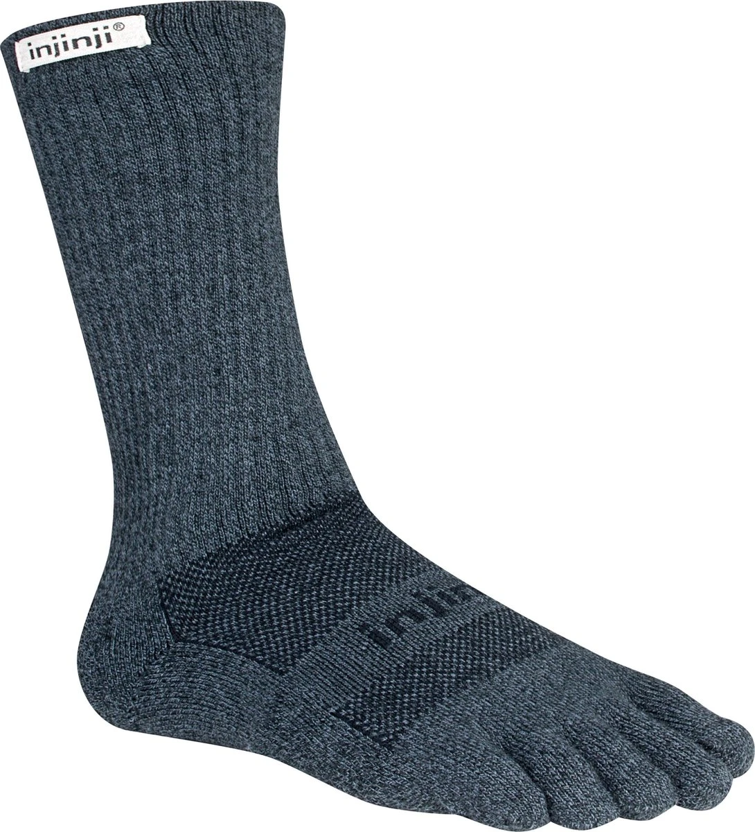 Injinji Trail Midweight Crew Coolmax 213170 - Meerkleurig Granite Unisex - M=40,5-44 3 Injinji Trail Midweight Crew Coolmax 213170 - Meerkleurig Granite Unisex - M=40,5-44