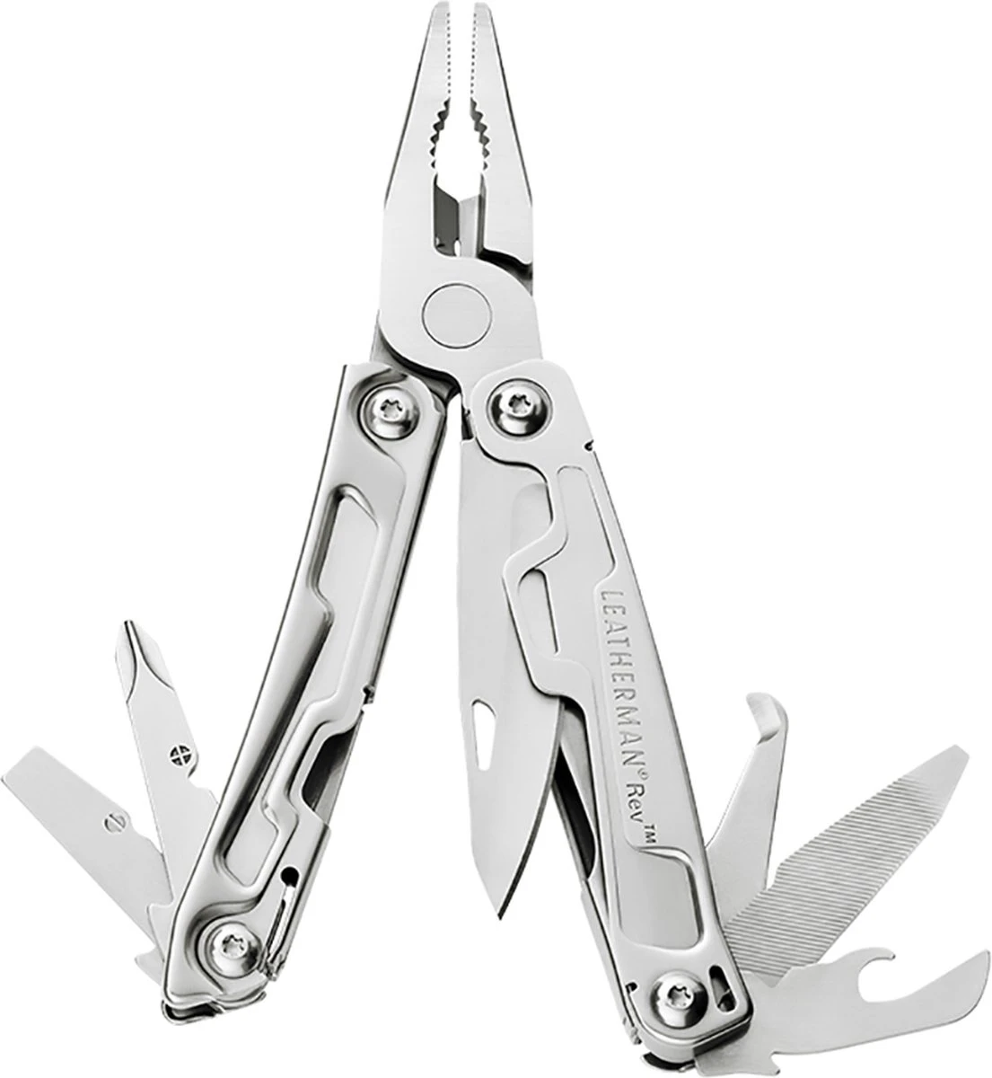 Leatherman Rev Zakmes - Zilverkleurig 3 Leatherman Rev Zakmes - Zilverkleurig