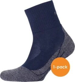 FALKE TK2 Explore Cool Short Wandelen Anti Blaren Functioneel Garen Heren Sportsokken Blauw - Maat 42-43 -Falke Shop 1105x1200 3