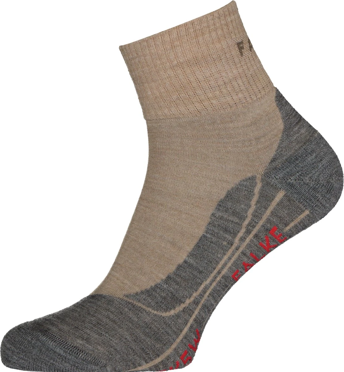 FALKE TK5 Wander Short Wandelen Anti Blaren, Anti Zweet Merino Wol Dames Sportsokken Beige - Maat 39-40 14 FALKE TK5 Wander Short Wandelen Anti Blaren, Anti Zweet Merino Wol Dames Sportsokken Beige - Maat 39-40 - Afbeelding 12