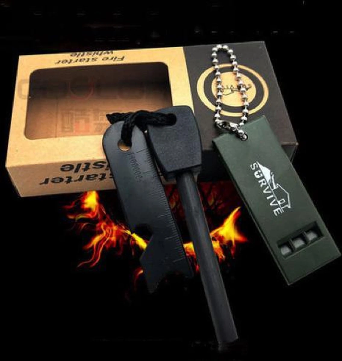 Magnesiumstaven Survival Firesteel Survival Aansteker Vuurstarter Vuursteen Staaf Luxe Firestarter Vuurmaker Magnesiumstick Stick Vonkenmaker Topkwaliteit Magnesium Noodfluit 5 Magnesiumstaven Survival Firesteel Survival Aansteker Vuurstarter Vuursteen Staaf Luxe Firestarter Vuurmaker Magnesiumstick Stick Vonkenmaker Topkwaliteit Magnesium Noodfluit - Afbeelding 3