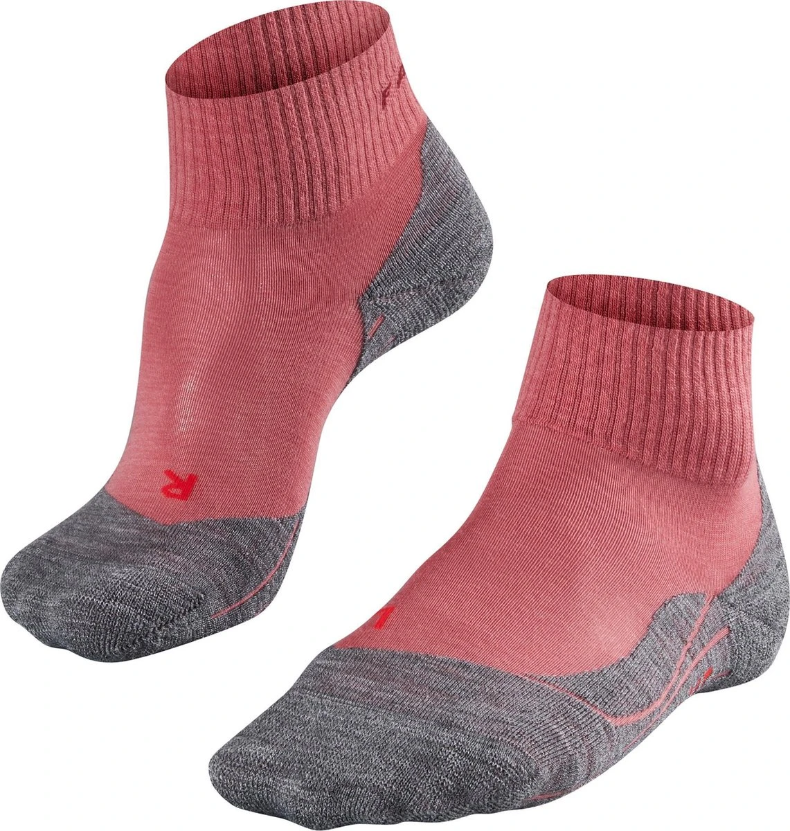 FALKE TK5 Wander Short Wandelen Anti Blaren, Anti Zweet Merino Wol Dames Sportsokken Rood - Maat 39-40 3 FALKE TK5 Wander Short Wandelen Anti Blaren, Anti Zweet Merino Wol Dames Sportsokken Rood - Maat 39-40