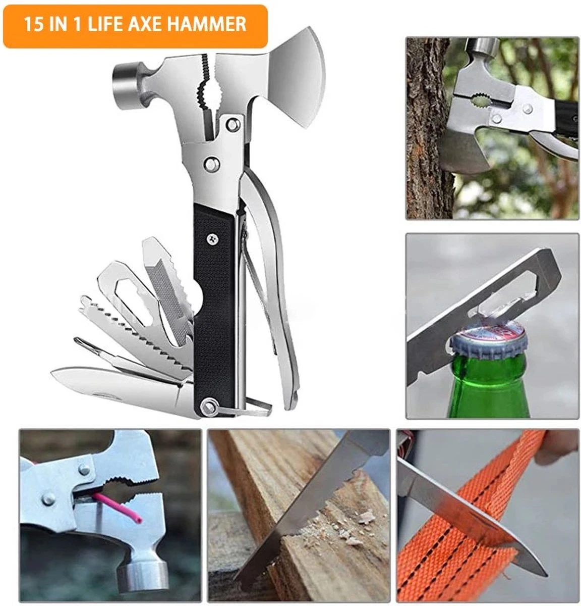 Noodpakket - Survival Kit - EHBO Kit - Outdoor Kit - Camping Set - Survival Set 36-delig 4 Noodpakket - Survival Kit - EHBO Kit - Outdoor Kit - Camping Set - Survival Set 36-delig - Afbeelding 2