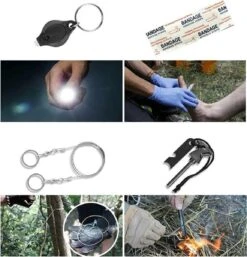 Levabe - Professionele Survival Set Incl Waterfilter - 13-delig - Noodpakket - Camping - Survival - Outdoor - Vuurstrijker - Survival Kit -Falke Shop 1153x1200