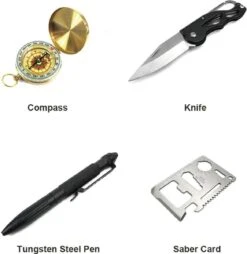 Ultimate Survival Kit - Compleet 18 Delig | Outdoor Camping Backpacking Emergency Survival Kit XXL Waterproof| SOS EDC Multifunctionele Box - BL -Falke Shop 1168x1200 3