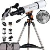 SPACEBRAIN® - 80/500 - Telescoop Voor Volwassenen - 80 Mm Opening En 500 Mm Brandpuntsafstand -professionele Astronomie-refractortelescoop Voor Kinderen En Beginners - Met AZ-montage - 3 Oculairs En Smartphone-adapter. -Falke Shop 1170x1200 3