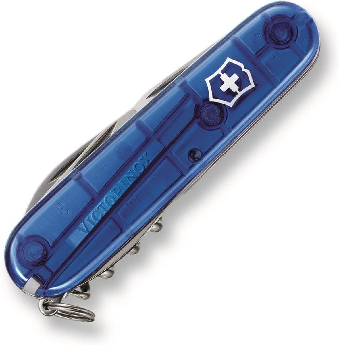 Victorinox Spartan Zakmes - 12 Functies - Transparant Blauw 4 Victorinox Spartan Zakmes - 12 Functies - Transparant Blauw - Afbeelding 2