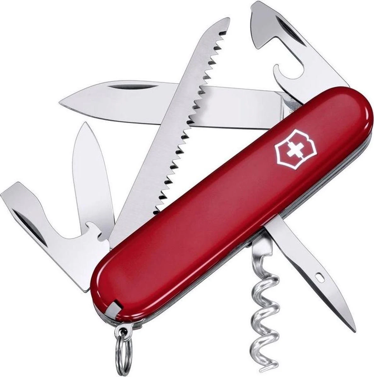 Victorinox Camper Red Zwitsers Zakmes - 13 Functies - Rood 4 Victorinox Camper Red Zwitsers Zakmes - 13 Functies - Rood - Afbeelding 2