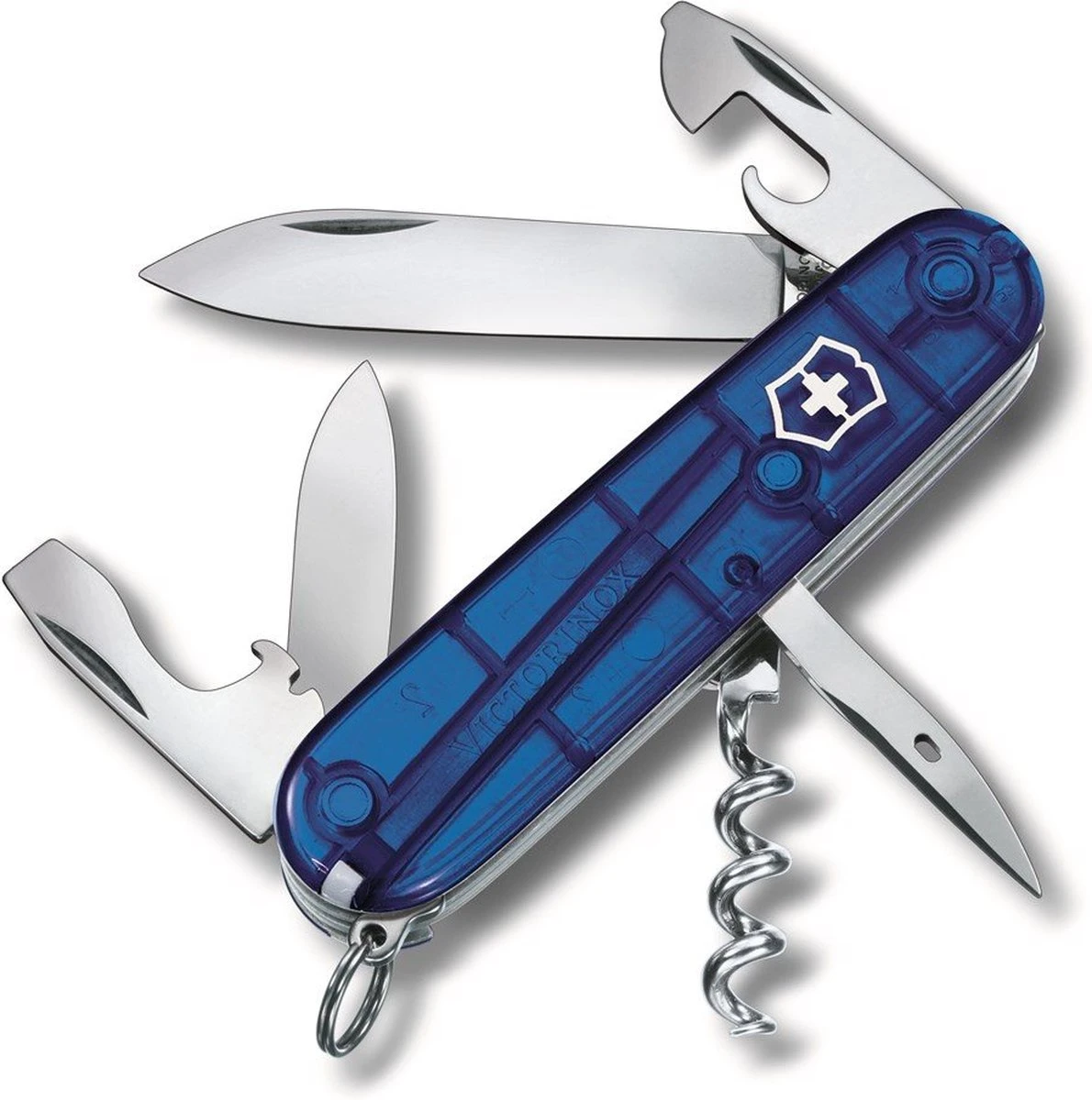 Victorinox Spartan Zakmes - 12 Functies - Transparant Blauw 5 Victorinox Spartan Zakmes - 12 Functies - Transparant Blauw - Afbeelding 3