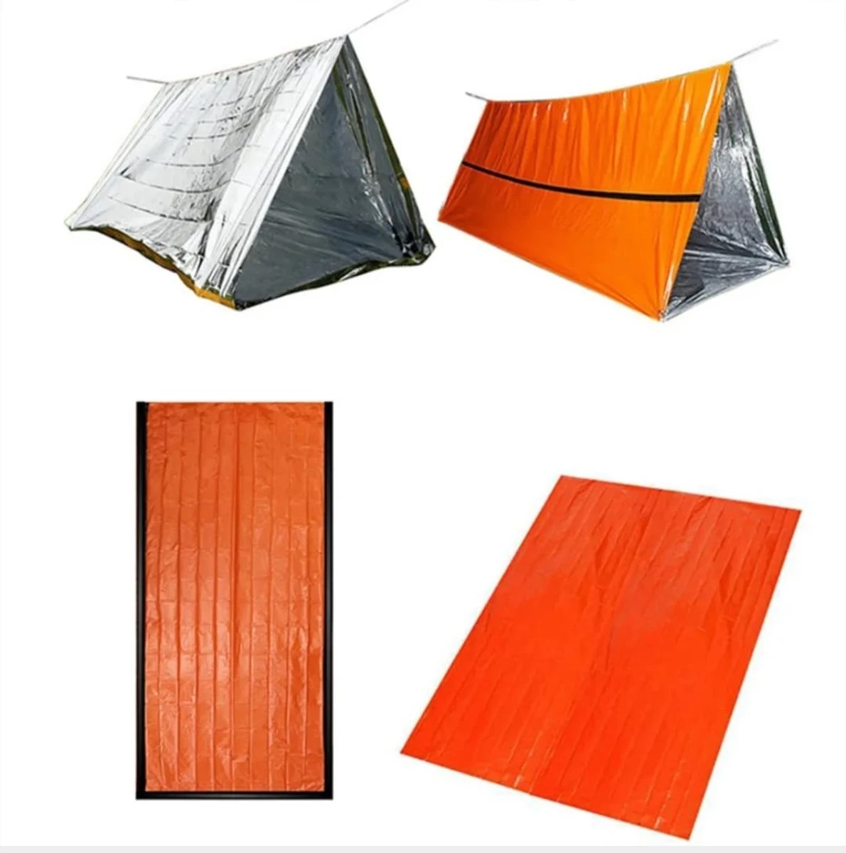 Merkloos Noodslaapzak - Noodtent - Tweepersonen -| Survival Slaapzak | Emergency Sleeping Bag | Nooddeken | Backpack | Nood Tent | Noodtent | Hiken 11 Merkloos Noodslaapzak - Noodtent - Tweepersonen -| Survival Slaapzak | Emergency Sleeping Bag | Nooddeken | Backpack | Nood Tent | Noodtent | Hiken - Afbeelding 9