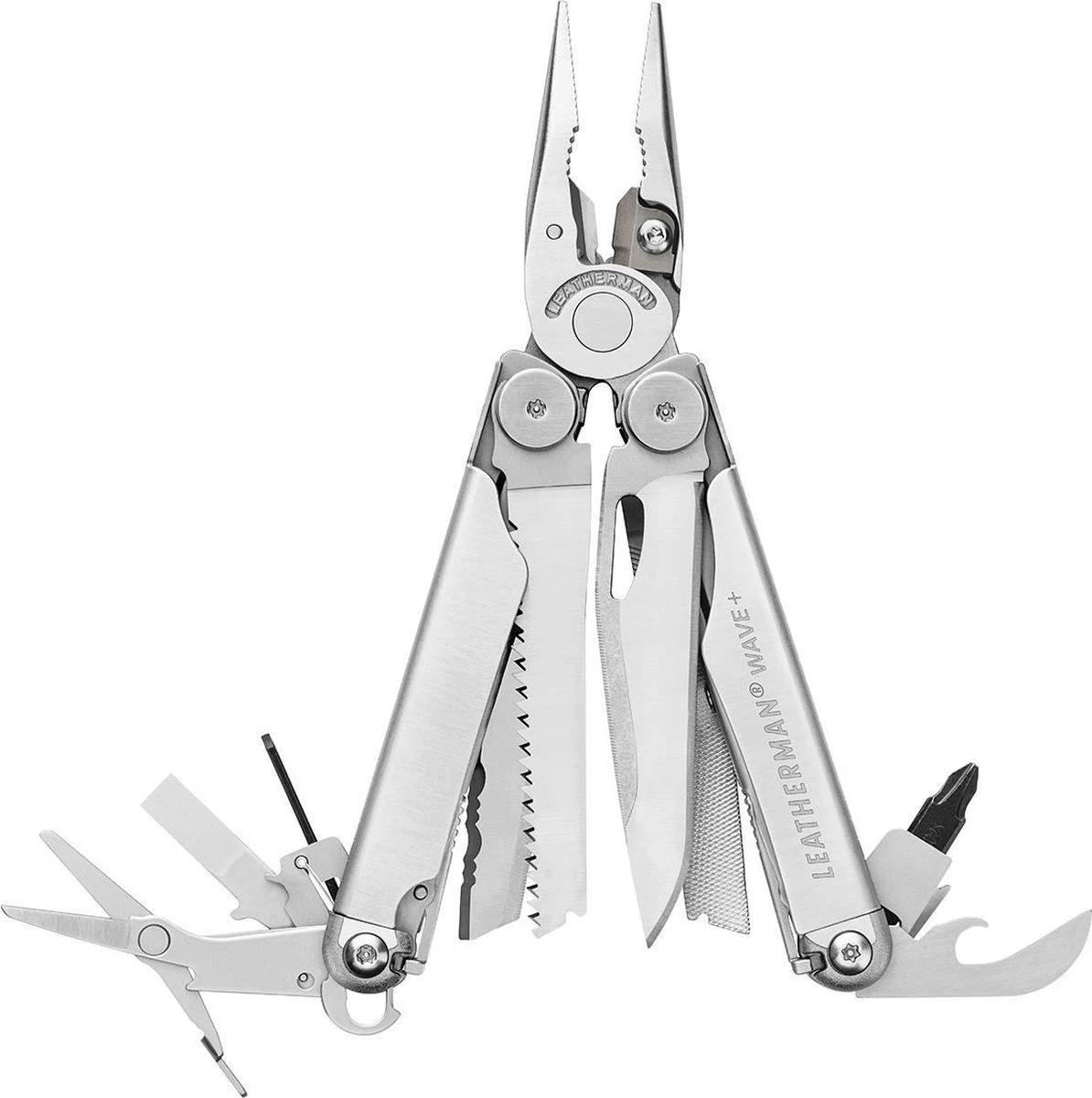 Leatherman Wave Plus Multitool - 18 Functies - RVS - Zilver - Sheath 4 Leatherman Wave Plus Multitool - 18 Functies - RVS - Zilver - Sheath - Afbeelding 2