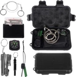 Survival Set Zwart - 7-in-1 - Waterproof - Outdoor Survival Kit - Multitool 18 Survival Set Zwart - 7-in-1 - Waterproof - Outdoor Survival Kit - Multitool -Falke Shop 1195x1200 3