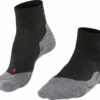 FALKE TK5 Wander Short Wandelen Anti Blaren, Anti Zweet Merino Wol Heren Sportsokken Zwart - Maat 44-45