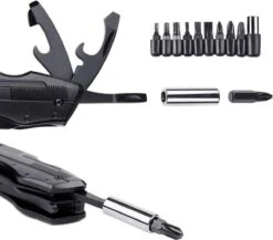 14-in-1 Multitool Zakmes + Draagetui + 9-Delige Bitset - Knife - Gereedschap - Survival Mes - Jachtmes - Outdoor - Camping - Kamperen - In Cadeau Verpakking -Falke Shop 1200x1054