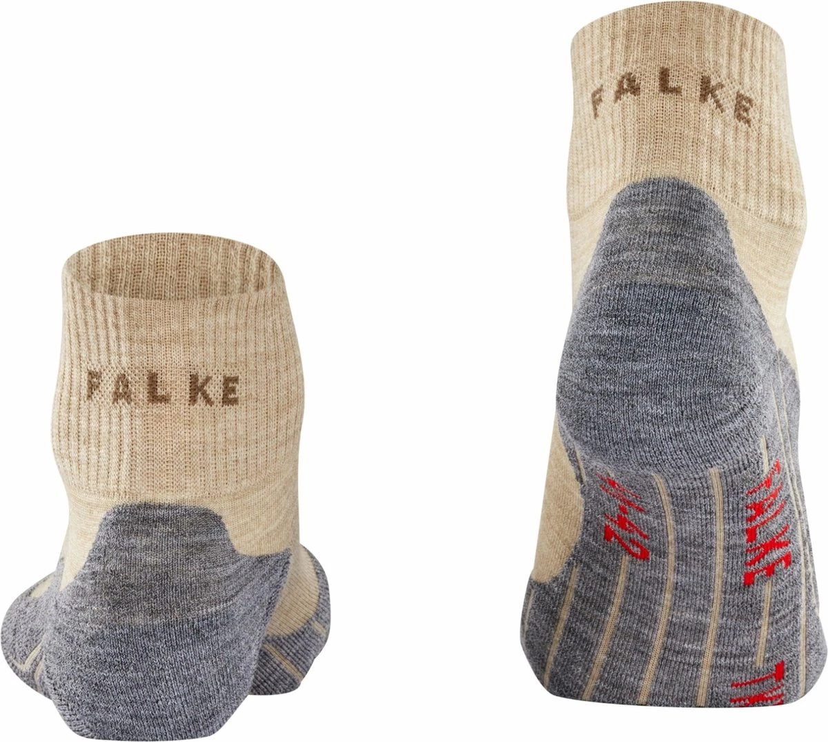 FALKE TK5 Wander Short Wandelen Anti Blaren, Anti Zweet Merino Wol Dames Sportsokken Beige - Maat 39-40 20 FALKE TK5 Wander Short Wandelen Anti Blaren, Anti Zweet Merino Wol Dames Sportsokken Beige - Maat 39-40 - Afbeelding 18