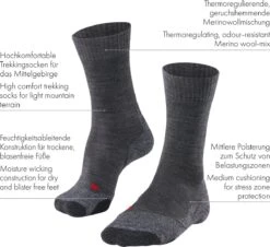 FALKE TK2 Explore Wandelen Anti Blaren, Anti Zweet Merino Wol Heren Sportsokken Zwart - Maat 42-43 27 FALKE TK2 Explore Wandelen Anti Blaren, Anti Zweet Merino Wol Heren Sportsokken Zwart - Maat 42-43 -Falke Shop 1200x1096 12