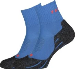 FALKE TK2 Explore Cool Short Wandelen Anti Blaren Functioneel Garen Dames Sportsokken Blauw - Maat 39-40 -Falke Shop 1200x1099