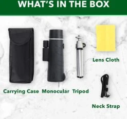 Starscope Monokijker - Telescoop Voor Smartphone | Draagbare Telescoop En Telelens | Krachtige Smartphone Telescoop | Zak Telescoop Voor Foto's | Monoculaire Telescoop Voor Smartphone -Falke Shop 1200x1133