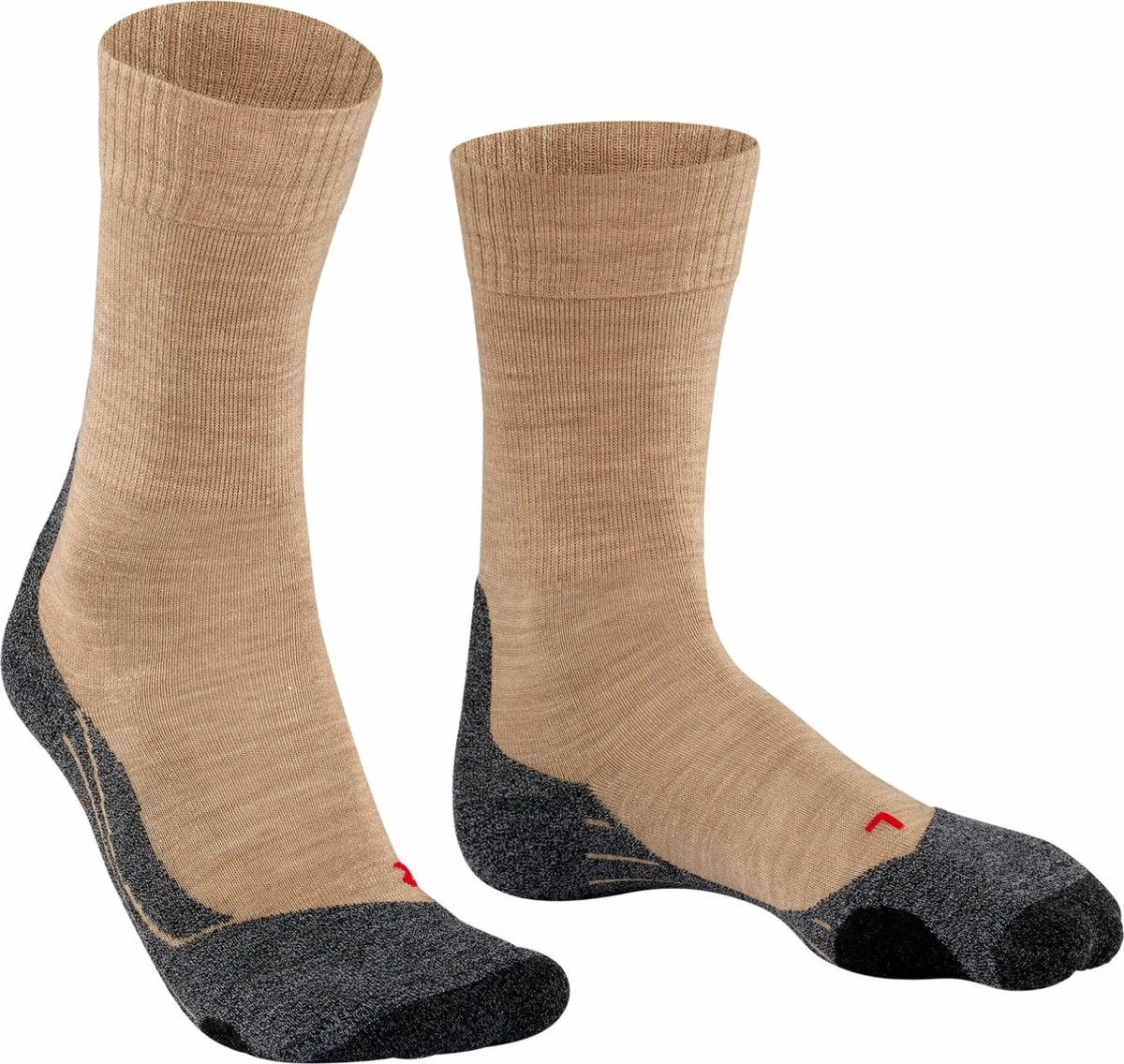 FALKE TK2 Explore Wandelen Anti Blaren, Anti Zweet Merino Wol Dames Sportsokken Beige - Maat 39-40 17 FALKE TK2 Explore Wandelen Anti Blaren, Anti Zweet Merino Wol Dames Sportsokken Beige - Maat 39-40 - Afbeelding 15