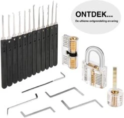 Uitgebreide Lockpick Set Met 3 Sloten - Lockpicking - Lock Pick Gereedschap Tools - Lockpicken Voor Beginners En Professionals - 2021 Versie- Inclusief E-Book 11 Uitgebreide Lockpick Set Met 3 Sloten - Lockpicking - Lock Pick Gereedschap Tools - Lockpicken Voor Beginners En Professionals - 2021 Versie- Inclusief E-Book -Falke Shop 1200x1138 1