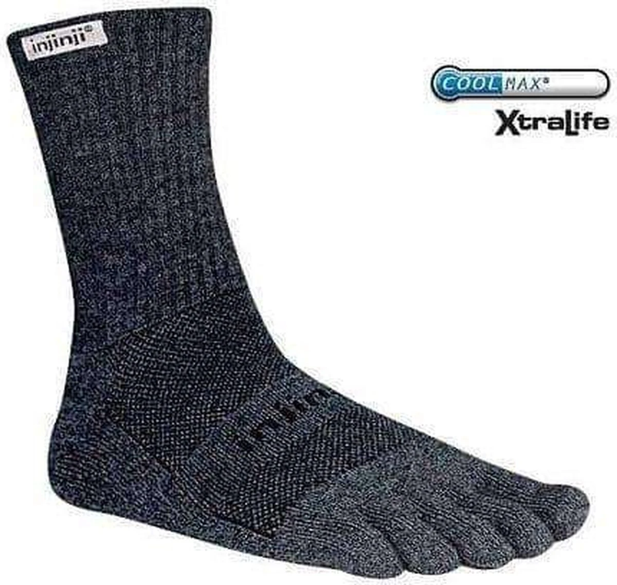 Injinji Trail Midweight Crew Coolmax 213170 - Meerkleurig Granite Unisex - M=40,5-44 9 Injinji Trail Midweight Crew Coolmax 213170 - Meerkleurig Granite Unisex - M=40,5-44 - Afbeelding 7
