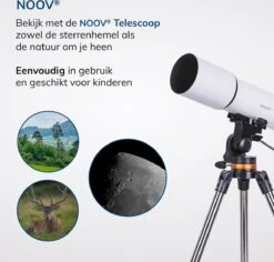 NOOV® - Telescoop – Sterrenkijker Volwassenen / Gevorderden – Sterrenkijker Kinderen – Extra Grote Lensopening 80mm –Rode Stipzoeker - Inclusief Anti-shock Statief & Stevige Draagtas 21 NOOV® - Telescoop – Sterrenkijker Volwassenen / Gevorderden – Sterrenkijker Kinderen – Extra Grote Lensopening 80mm –Rode Stipzoeker - Inclusief Anti-shock Statief & Stevige Draagtas -Falke Shop 1200x1148 4