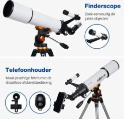 EXPLR Starvision Telescoop - Sterrenkijker - 500/80mm - Telefoon Adapter - Travel Bag - Telescoop Kinderen En Volwassenen 12 EXPLR Starvision Telescoop - Sterrenkijker - 500/80mm - Telefoon Adapter - Travel Bag - Telescoop Kinderen En Volwassenen -Falke Shop 1200x1151 1