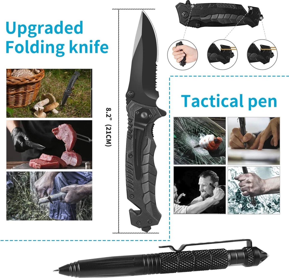 Noodpakket - Survival Kit - EHBO Kit - Outdoor Kit - Camping Set - Survival Set 36-delig 8 Noodpakket - Survival Kit - EHBO Kit - Outdoor Kit - Camping Set - Survival Set 36-delig - Afbeelding 6