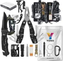YONO Survival Kit Outdoor - Armband - Zakmes - Zaklamp - Vuurstarter - Kompas En Meer - XL Set 11 YONO Survival Kit Outdoor - Armband - Zakmes - Zaklamp - Vuurstarter - Kompas En Meer - XL Set -Falke Shop 1200x1169 2