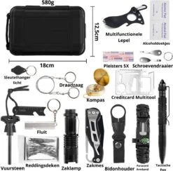 Survival Kit - Professionele XL Uitrusting - Survival Armband, Zakmes, Paracord Armband, Vuursteen Vuurstarter Kit, Zaklamp, Kompas - Noodpakket - Outdoor Camping Survival Set - Survival Spullen - Cadeau Man 16 Survival Kit - Professionele XL Uitrusting - Survival Armband, Zakmes, Paracord Armband, Vuursteen Vuurstarter Kit, Zaklamp, Kompas - Noodpakket - Outdoor Camping Survival Set - Survival Spullen - Cadeau Man -Falke Shop 1200x1185 2