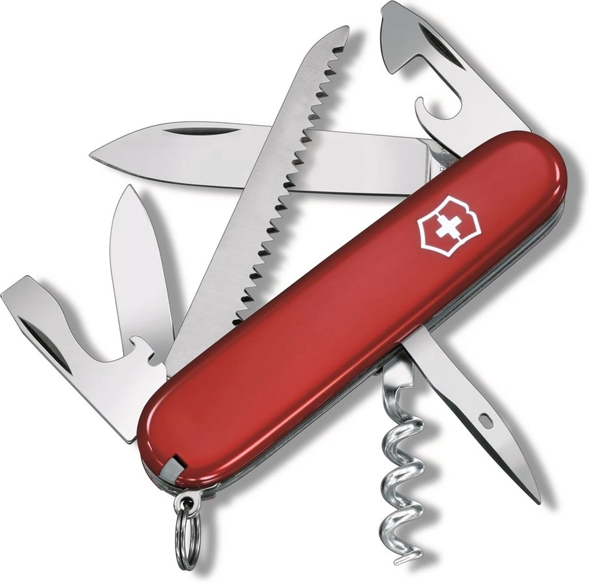 Victorinox Camper Red Zwitsers Zakmes - 13 Functies - Rood 3 Victorinox Camper Red Zwitsers Zakmes - 13 Functies - Rood