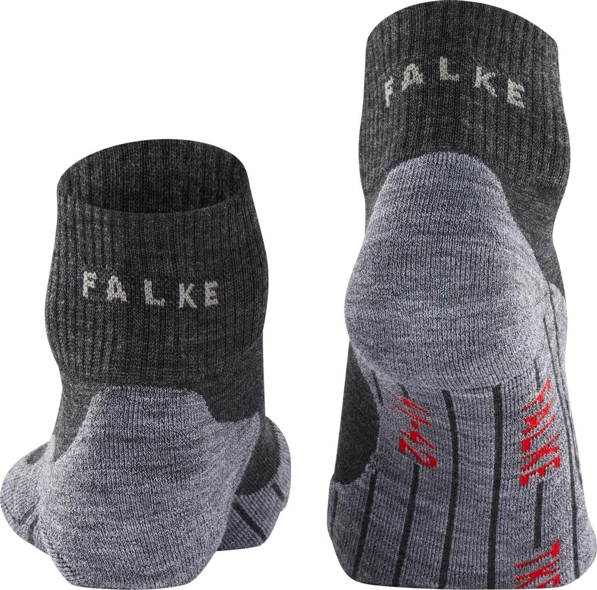 FALKE TK5 Wander Short Wandelen Anti Blaren, Anti Zweet Merino Wol Dames Sportsokken Grijs - Maat 39-40 14 FALKE TK5 Wander Short Wandelen Anti Blaren, Anti Zweet Merino Wol Dames Sportsokken Grijs - Maat 39-40 - Afbeelding 12