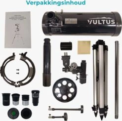 Vultus Telescoop - 500x Vergroting - Sterrenkijker Volwassenen / Gevorderden - Inclusief Statief En Maanfilter - Vultus - 1000114EQ -Falke Shop 1200x1190 9