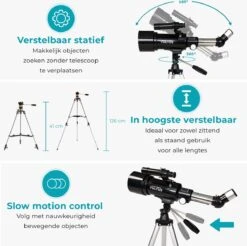 Vultus Telescoop - 200x Vergroting - Sterrenkijker Volwassenen / Gevorderden - Inclusief Statief En Draagtas - Vultus - 40070 -Falke Shop 1200x1195 6