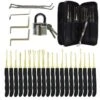 Lockpick Set Voor Beginners En Gevorderden Met Luxe Lederen Hoes - Lock Pick Set - Lockpicker - 20 Delig - Zwart -Falke Shop 1200x1197 3