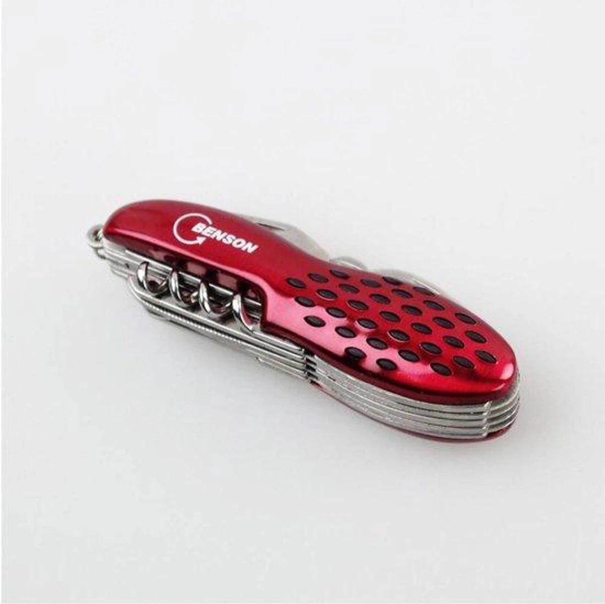 Merkloos Zakmes Multifunctioneel 12 In 1 Rood 5 Merkloos Zakmes Multifunctioneel 12 In 1 Rood - Afbeelding 3