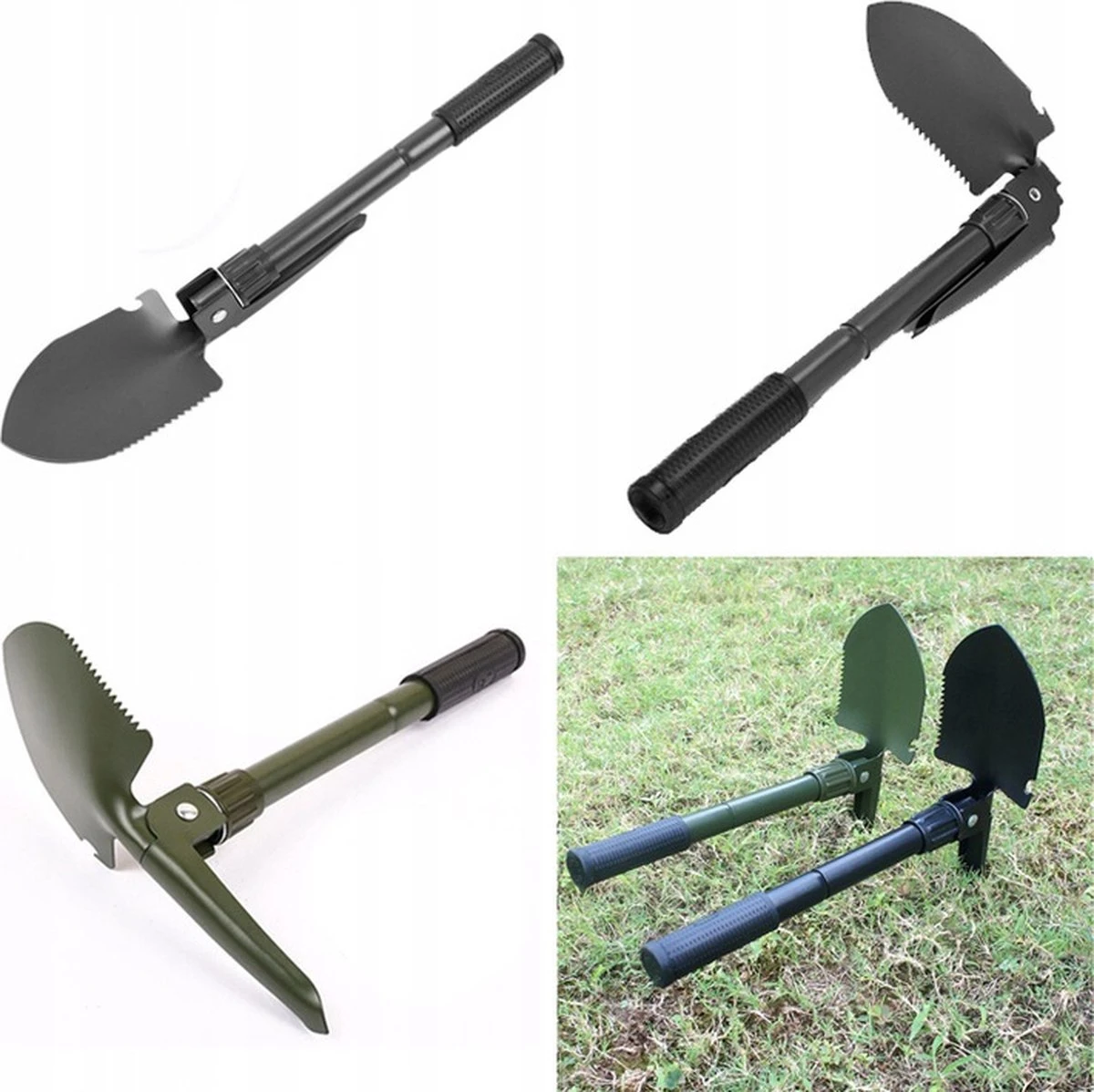 Merkloos Survival Schep - 7 In 1 - Opvouwbaar - 7 Delig - Met Draagtas - 16 Tot 41 Cm - Met Houweel - Pionierschep - Vouwschop - Handzame Schep - Schop - Outdoor - Kamperen - Camping - Multifunctionele Schep - Militaire Schop - Gereedschap 5 Merkloos Survival Schep - 7 In 1 - Opvouwbaar - 7 Delig - Met Draagtas - 16 Tot 41 Cm - Met Houweel - Pionierschep - Vouwschop - Handzame Schep - Schop - Outdoor - Kamperen - Camping - Multifunctionele Schep - Militaire Schop - Gereedschap - Afbeelding 3