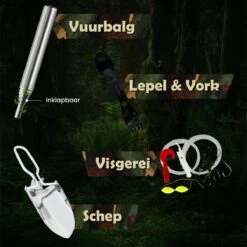 WILDGEAR® Survival Kit 35-delige Survival Set – Noodpakket – Overlevingspakket – Survival Armband – Survival Kit Outdoor – Survival Tool – Survival Kit Combat – Survival Kit Kinderen – Survival Kit Bushcraft – Survival Mes – Survival -Falke Shop 1200x1199