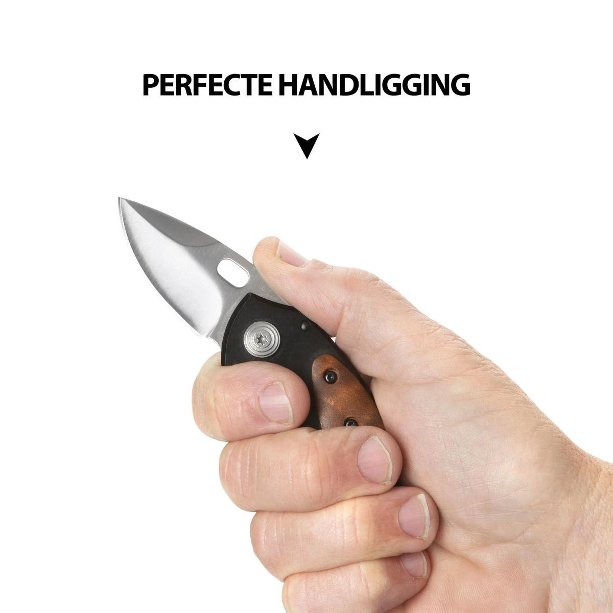 MacGyver Macknife Zakmes | Compact Zakmesje | Outdoor Mes | 12cm | Mes Met RVS Lemmet | Riemclip | Veilige ‘Crosslock’ Vergrendeling | Zwart 8 MacGyver Macknife Zakmes | Compact Zakmesje | Outdoor Mes | 12cm | Mes Met RVS Lemmet | Riemclip | Veilige ‘Crosslock’ Vergrendeling | Zwart - Afbeelding 6