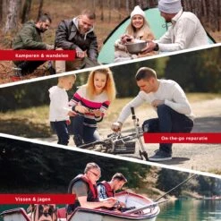 Multitool Zakmes Inclusief Draagetui & 9-Delige Bit Set - Kamperen - Survival Mes - Outdoor Activiteiten - Opvouwbaar Mes - Zwart -Falke Shop 1200x1200 159