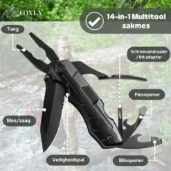 FOXLY® 14-in-1 Multifunctioneel Zakmes + Draagetui + 9-delige Bitset Outdoor - Survival Mes - Jachtmes - Camping - Kamperen - Bold X95 -Falke Shop 1200x1200 179