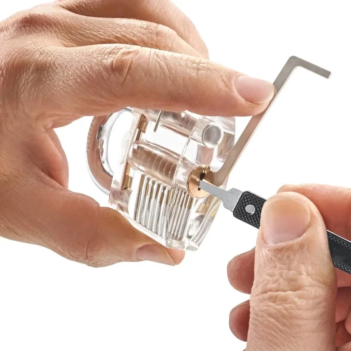 PLAY IT Lockpick Set 32 Delig - 3 Sloten - Incl. Kleine Slot & 3 Opbergzakjes 8 PLAY IT Lockpick Set 32 Delig - 3 Sloten - Incl. Kleine Slot & 3 Opbergzakjes - Afbeelding 6