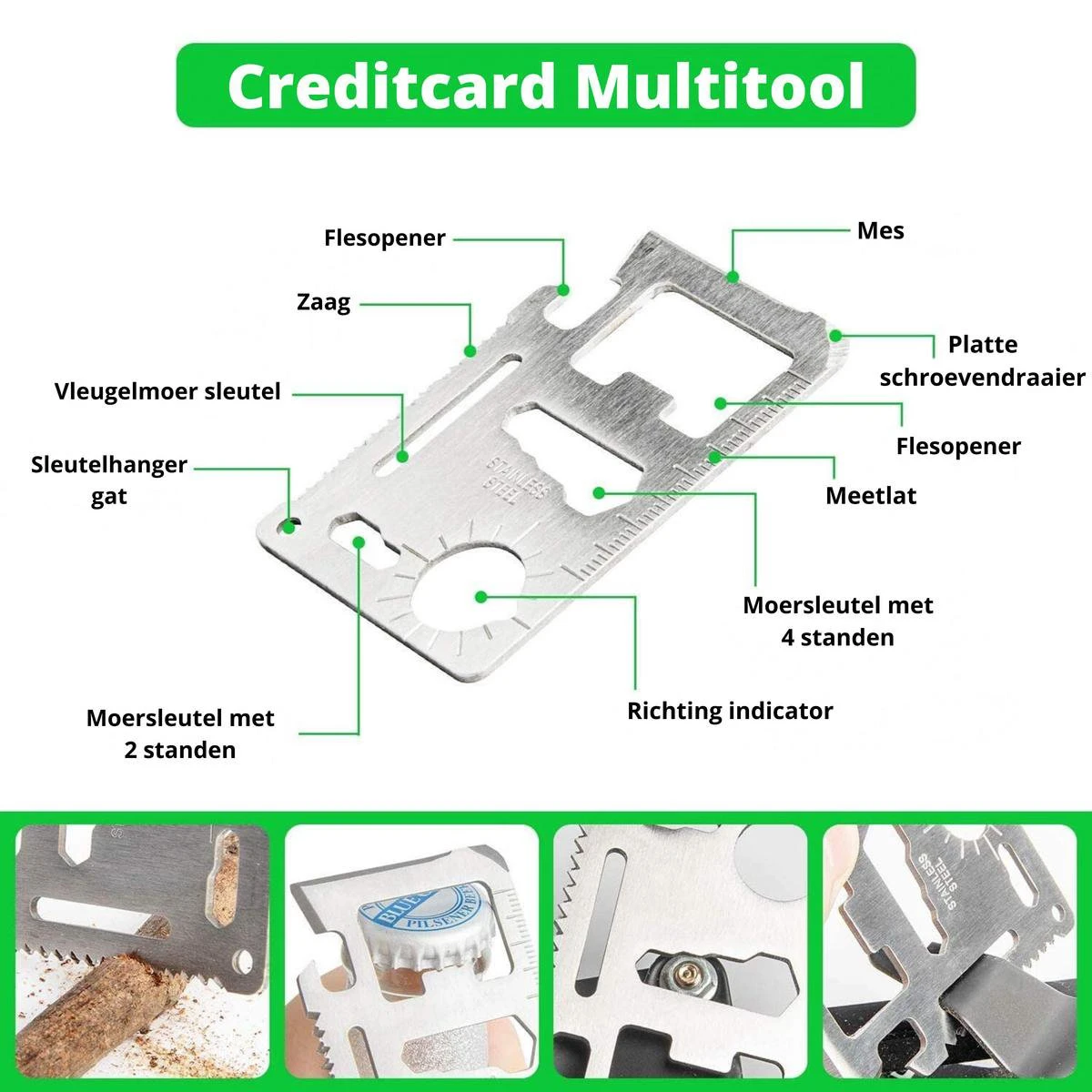 MDE 18 In 1 Survival Kit - Inclusief Multitool En Zakmes - Camping - Outdoor 9 MDE 18 In 1 Survival Kit - Inclusief Multitool En Zakmes - Camping - Outdoor - Afbeelding 7