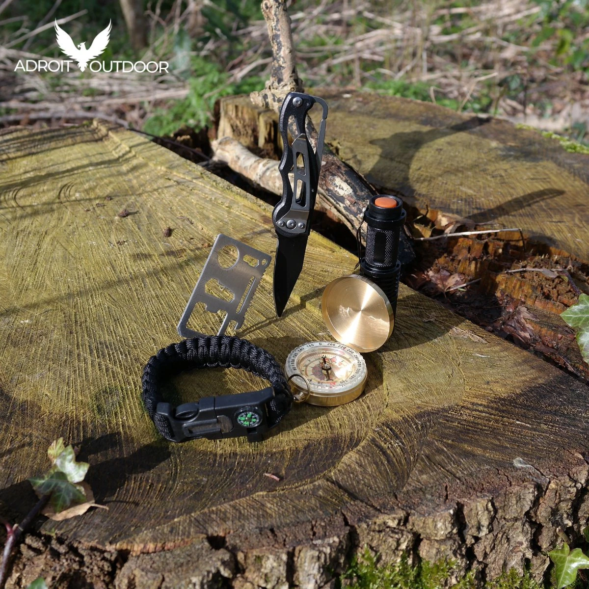 Merkloos Survival Kit Outdoor – Survival Spullen Set – Mes - Kompas - 18 Delig 11 Merkloos Survival Kit Outdoor – Survival Spullen Set – Mes - Kompas - 18 Delig - Afbeelding 9